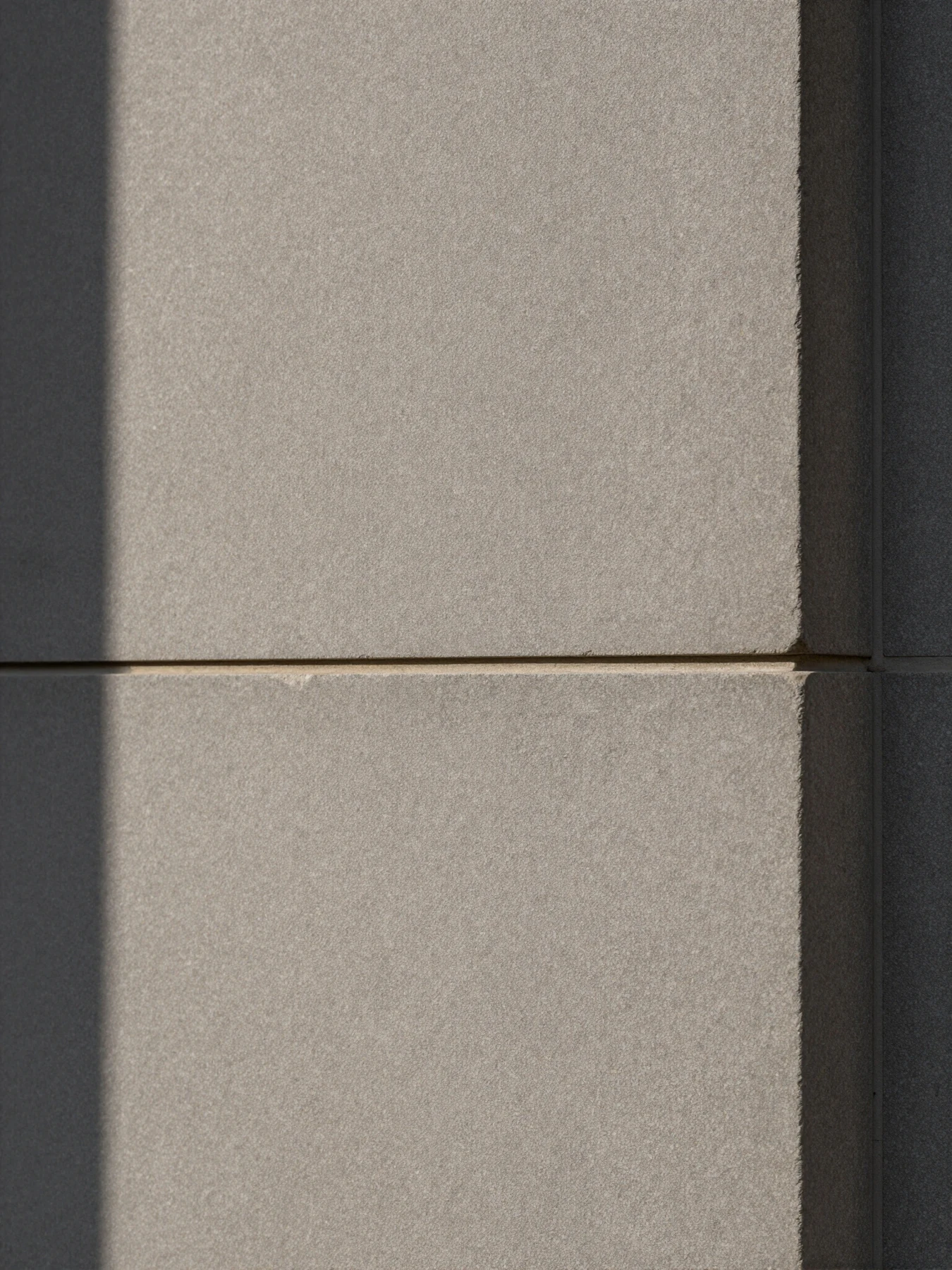 Detail of stone texture and a joint
